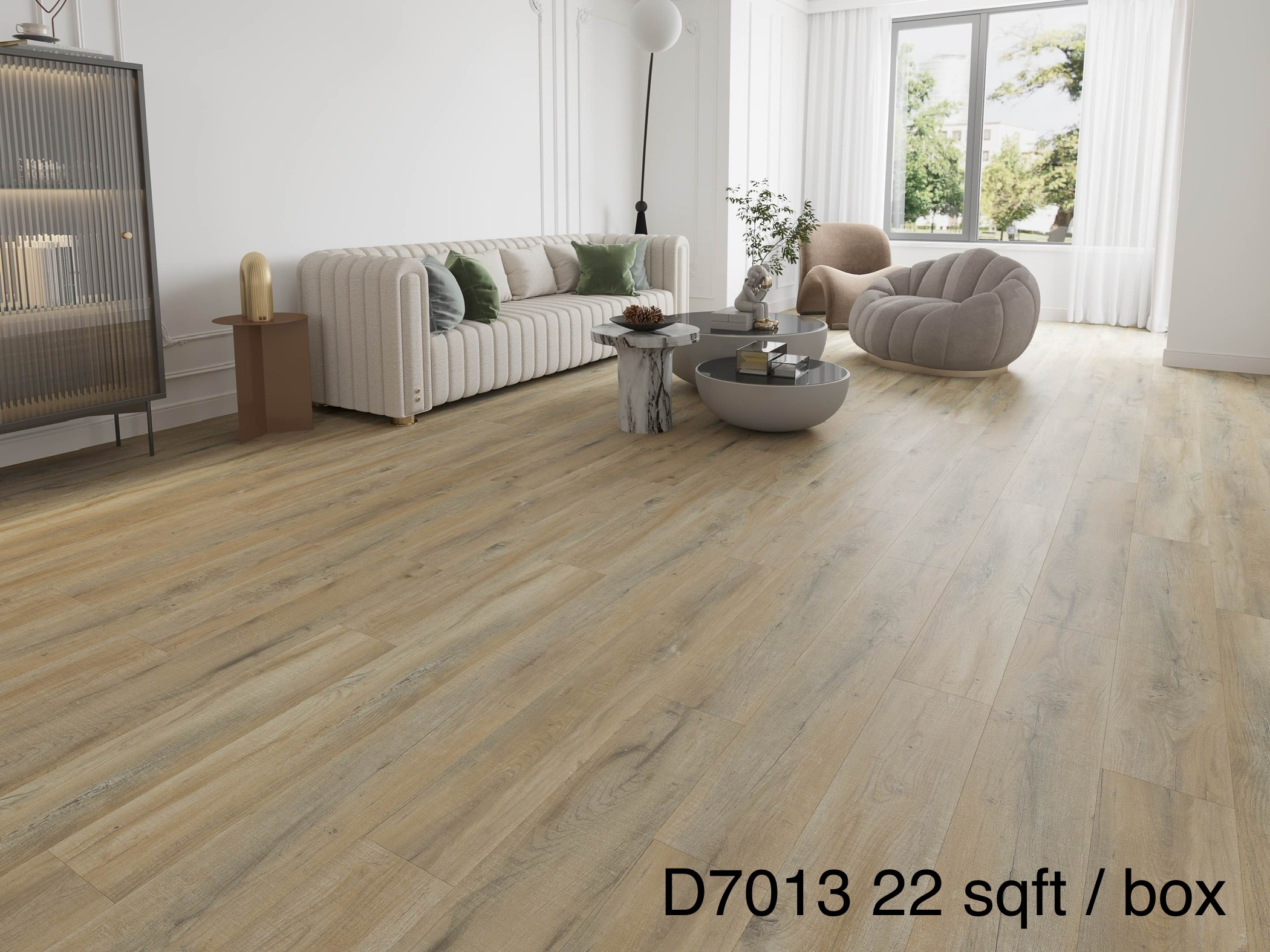 Deep Luxury Vinyl 7mm SPC w/underlay D7013